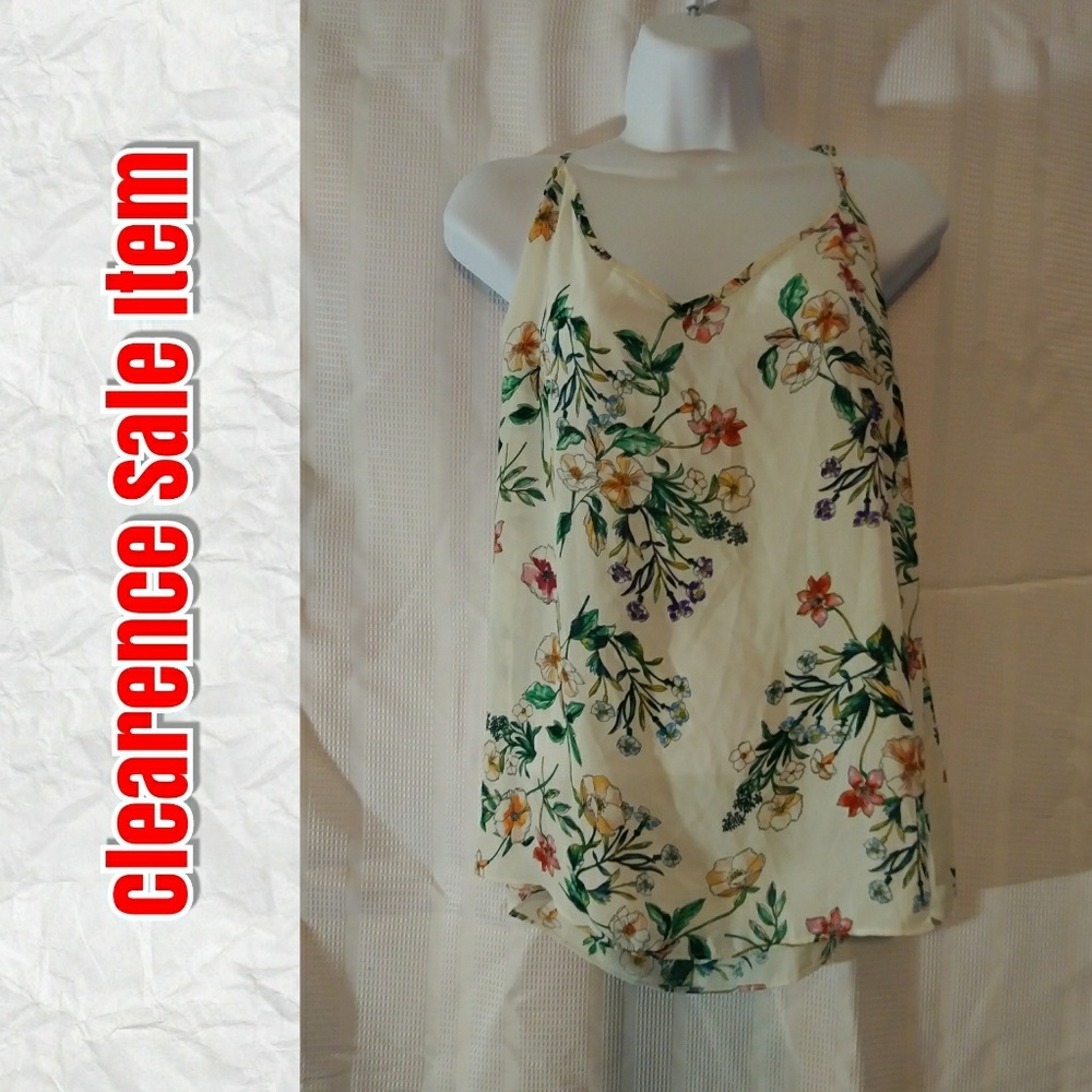 Sheer floral top
